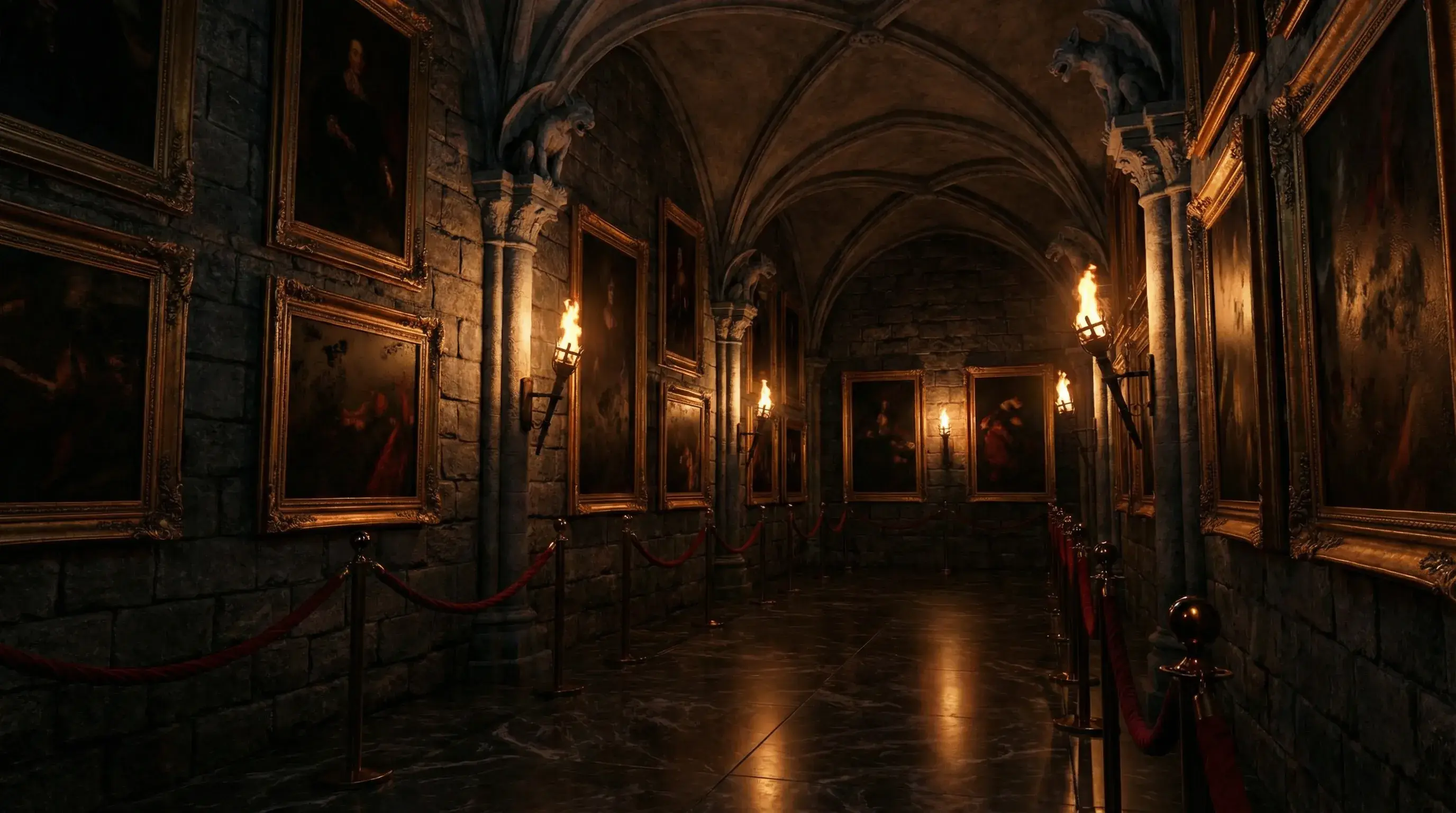 里番动漫 炼狱回廊背景